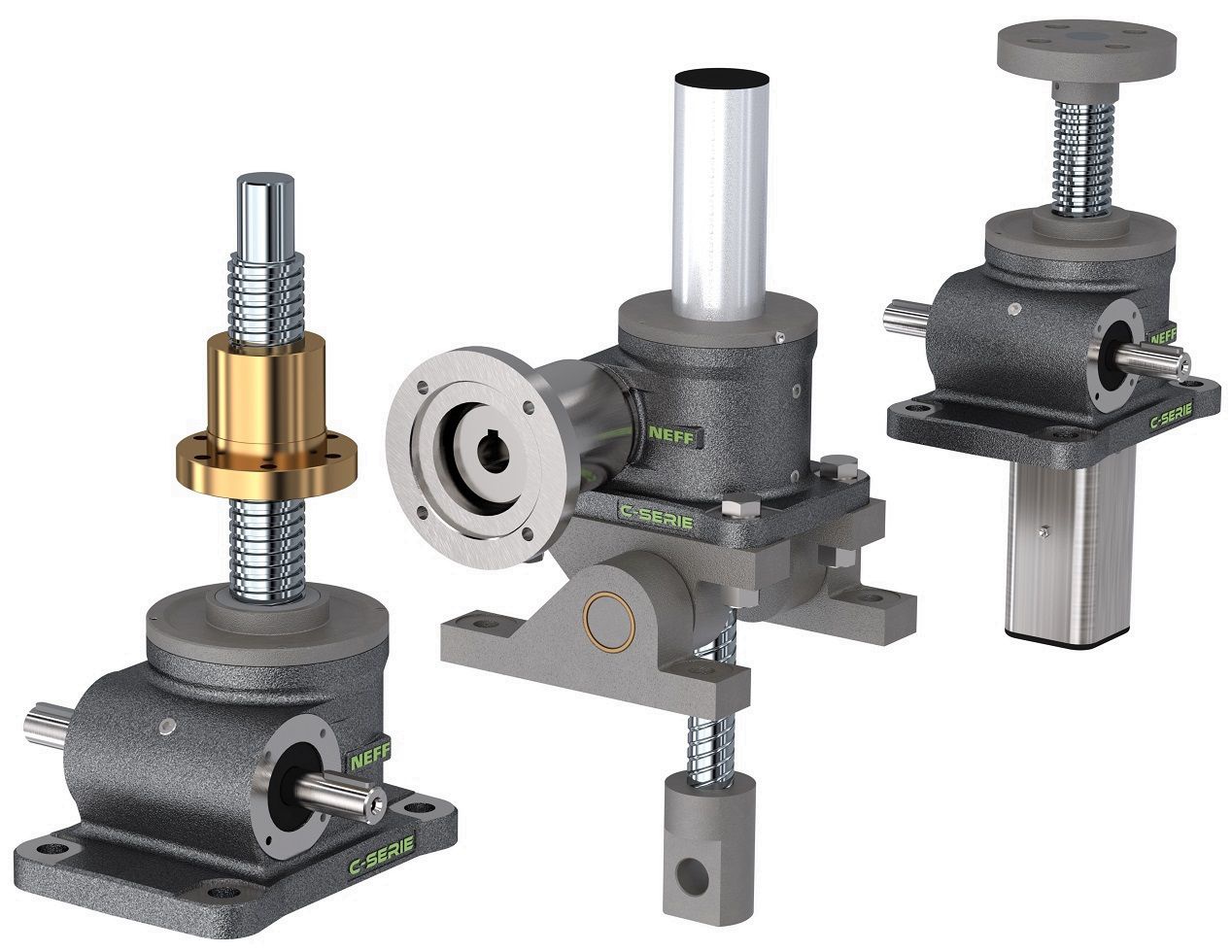 Spindles and screw jacks from NEFF - ATB Automation