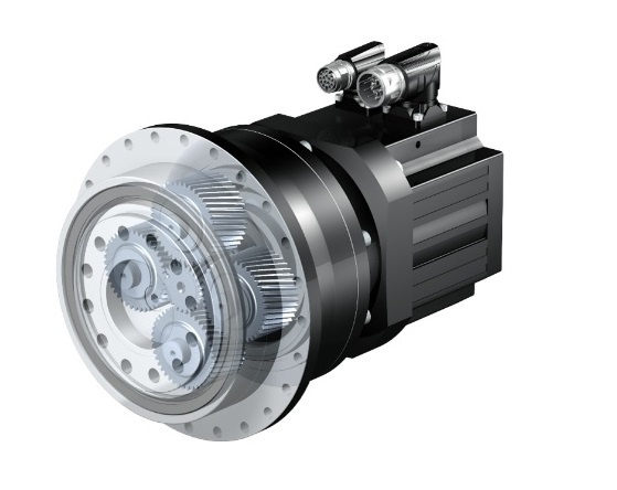 Stober servo drive with helical gears