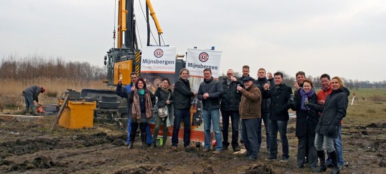 Mijnsbergen nieuwbouw eerste paal