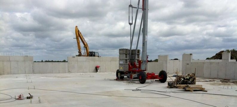 3 juni 2013: Parkeergarage ligt in de grond. Vanaf nu de hoogte in