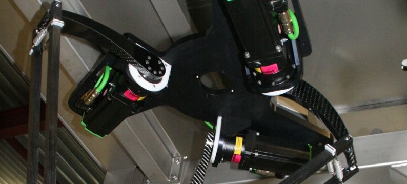 5 Slider Delta Robot met 3 servoaandrijvingen