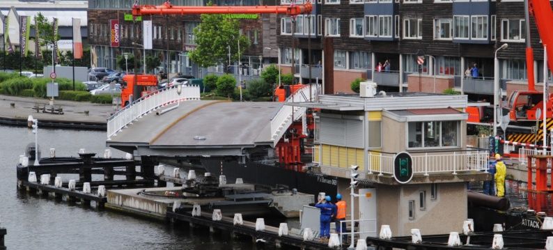Abtswoudse Bridge Delft delivery