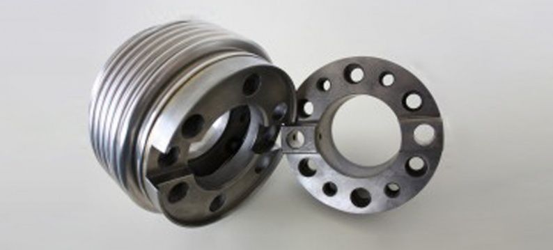 Jakob KPE metal bellow coupling with standardized flange connection