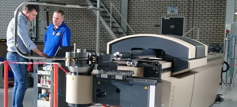 Motion software setup at Dynobend bending machine