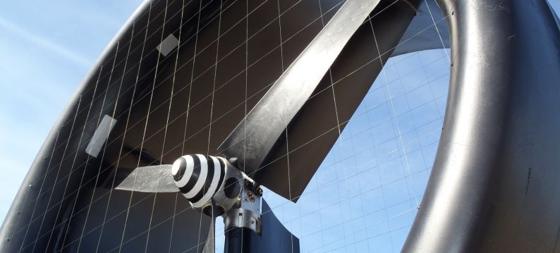 Tandler spiral bevel gearbox in wind turbine of the wind powered vehicle